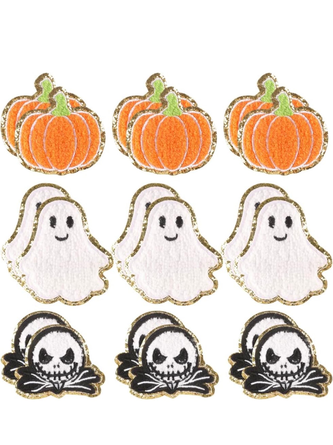 Halloween Iron On Patches