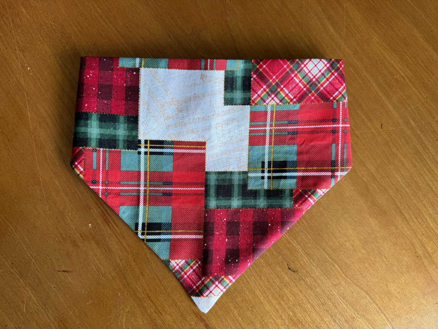 Christmas Patchwork Dog Bandana