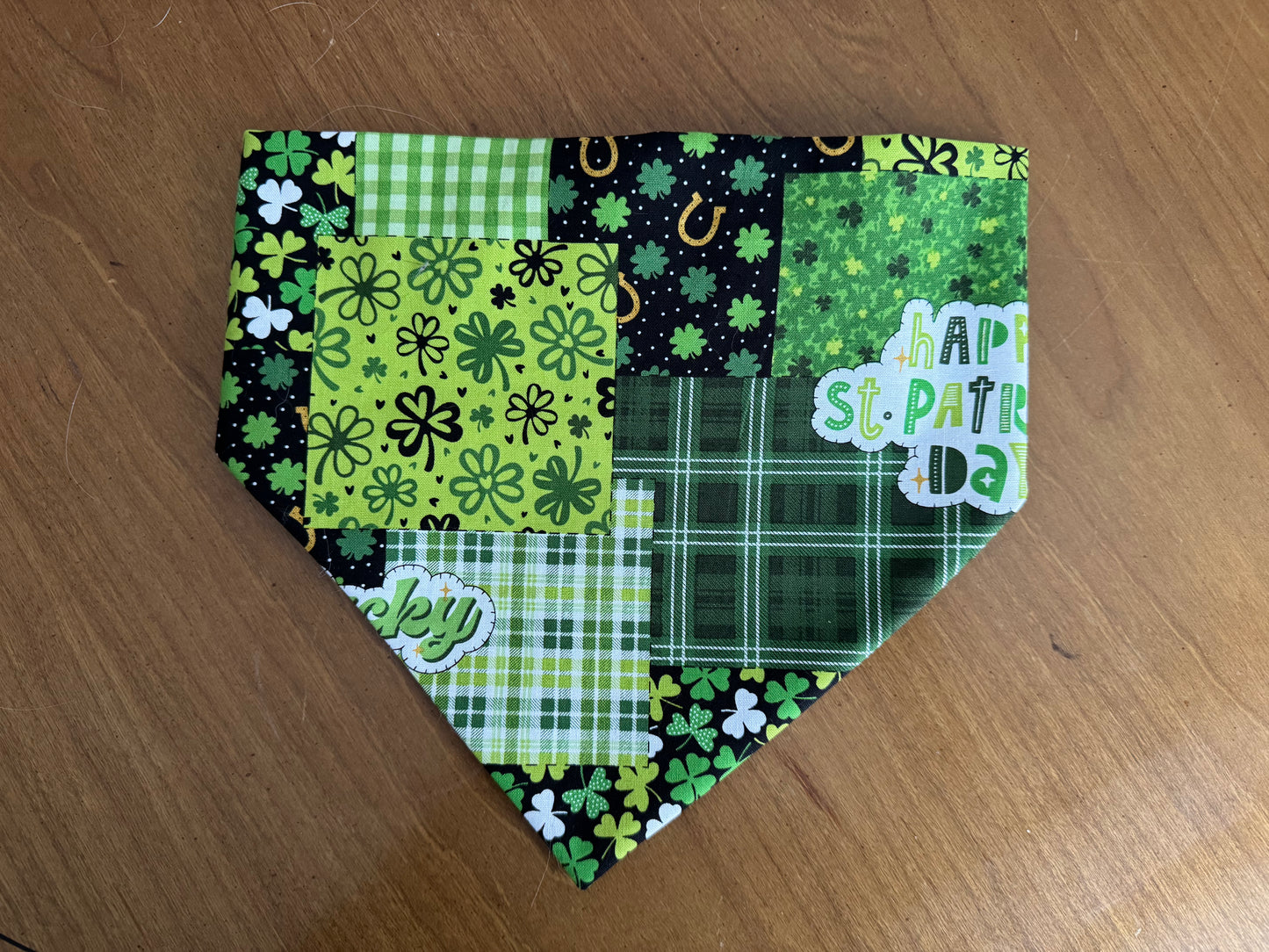 St. Patty Patchwork Dog Bandana