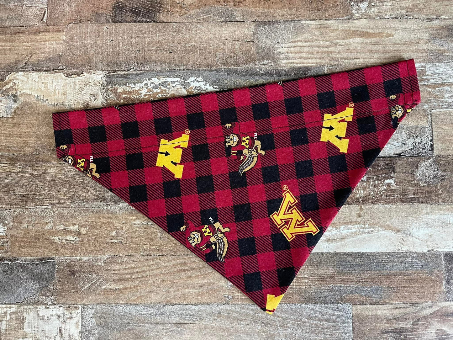 Minnesota Golden Gopher Scrunchie Dog Bandana