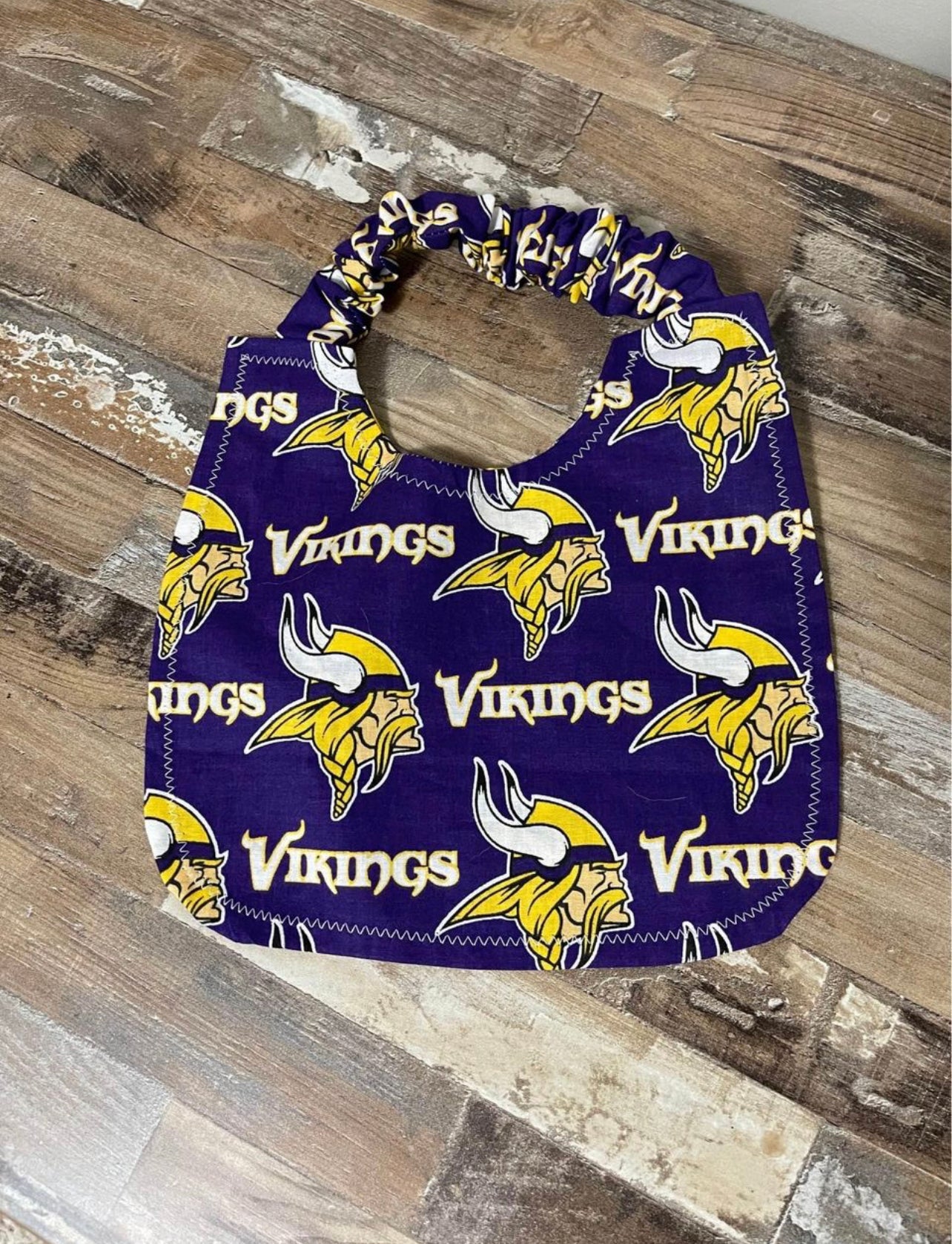 Minnesota Vikings Scrunchie Baby Bib
