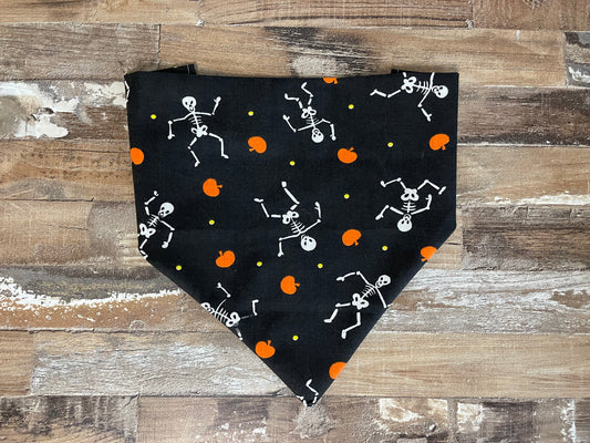 Spooky Scary Skeletons Dog Bandana