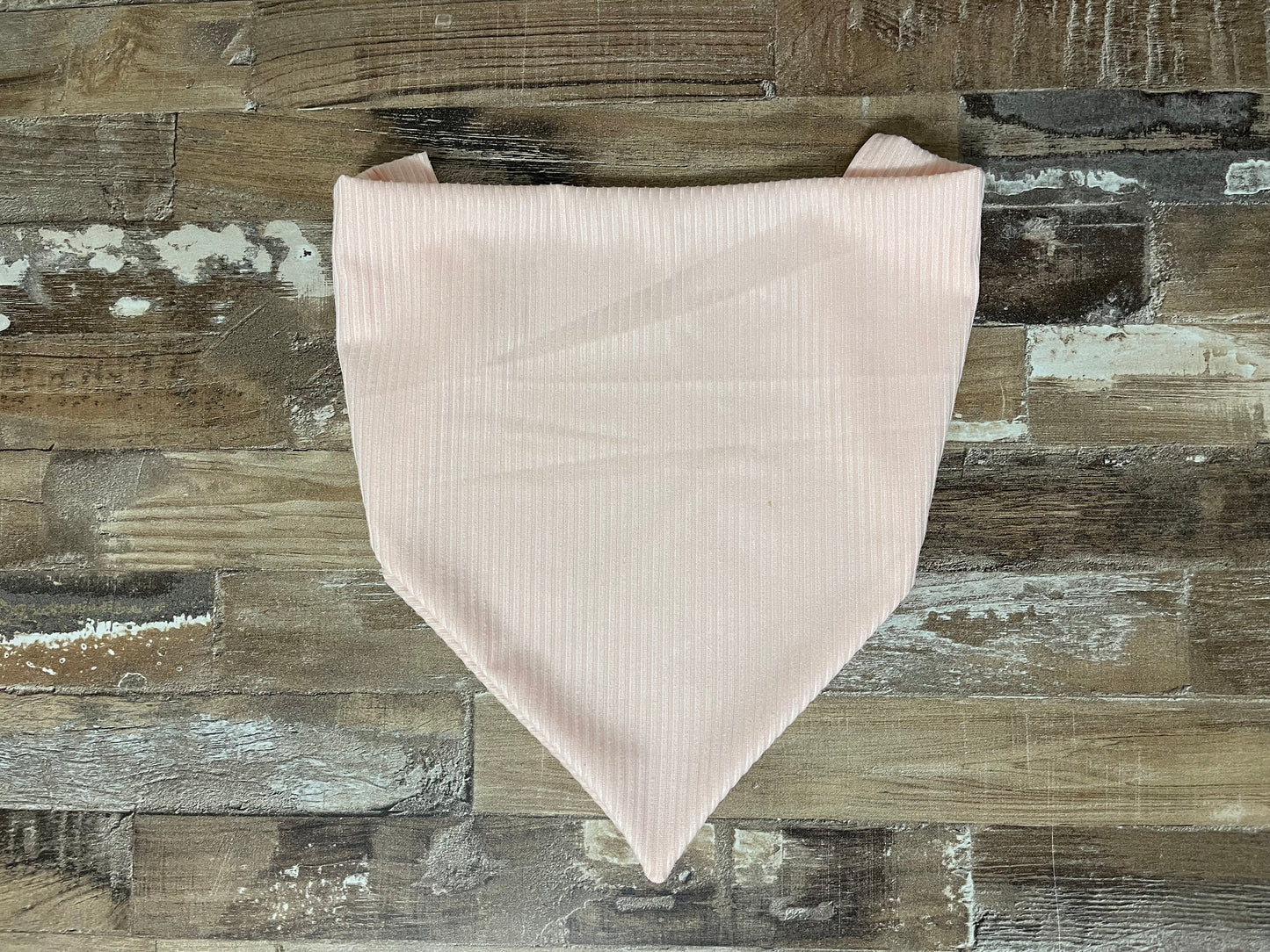 Pretty in Pink Ribbed Dog Bandana