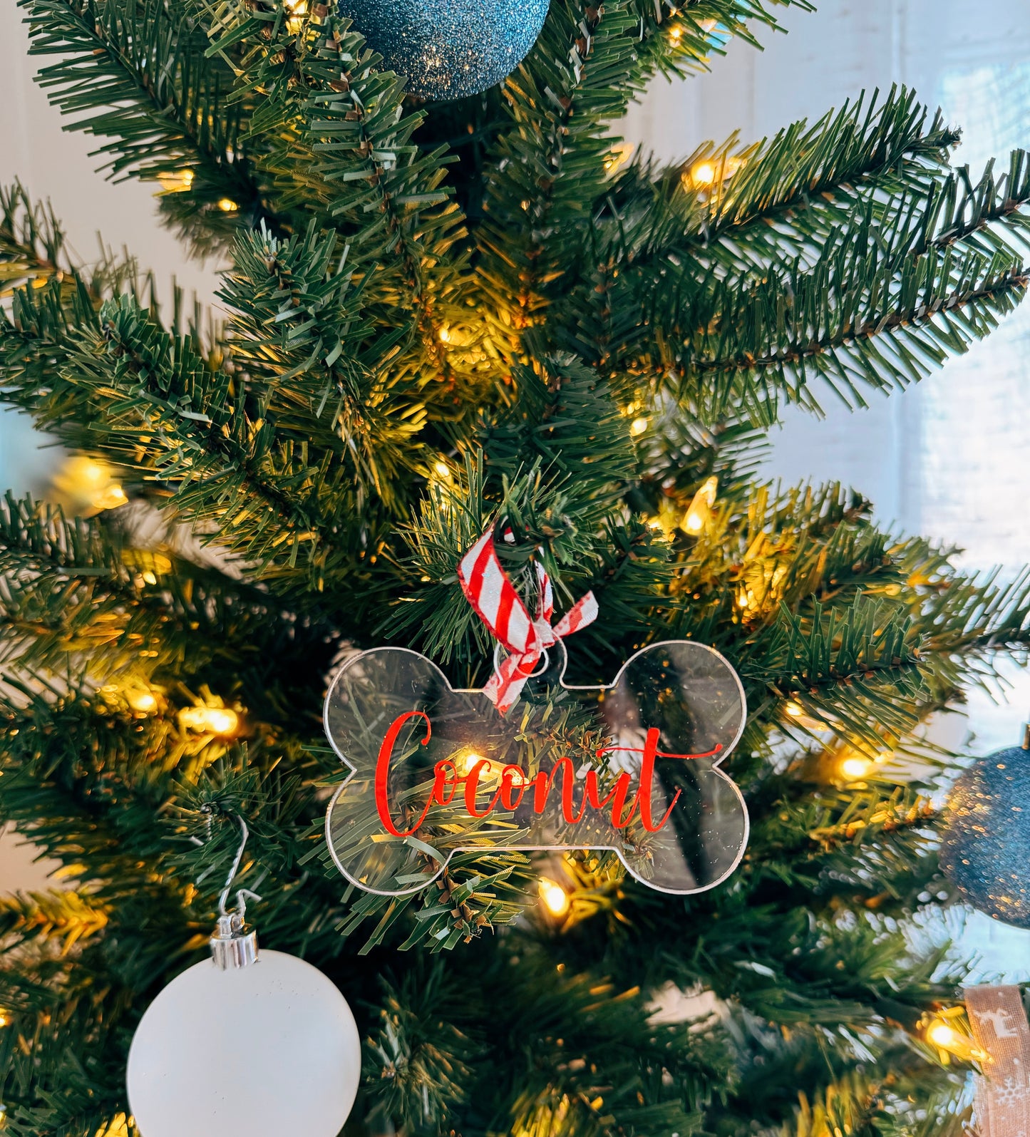 Personalized Dog Bone Ornaments