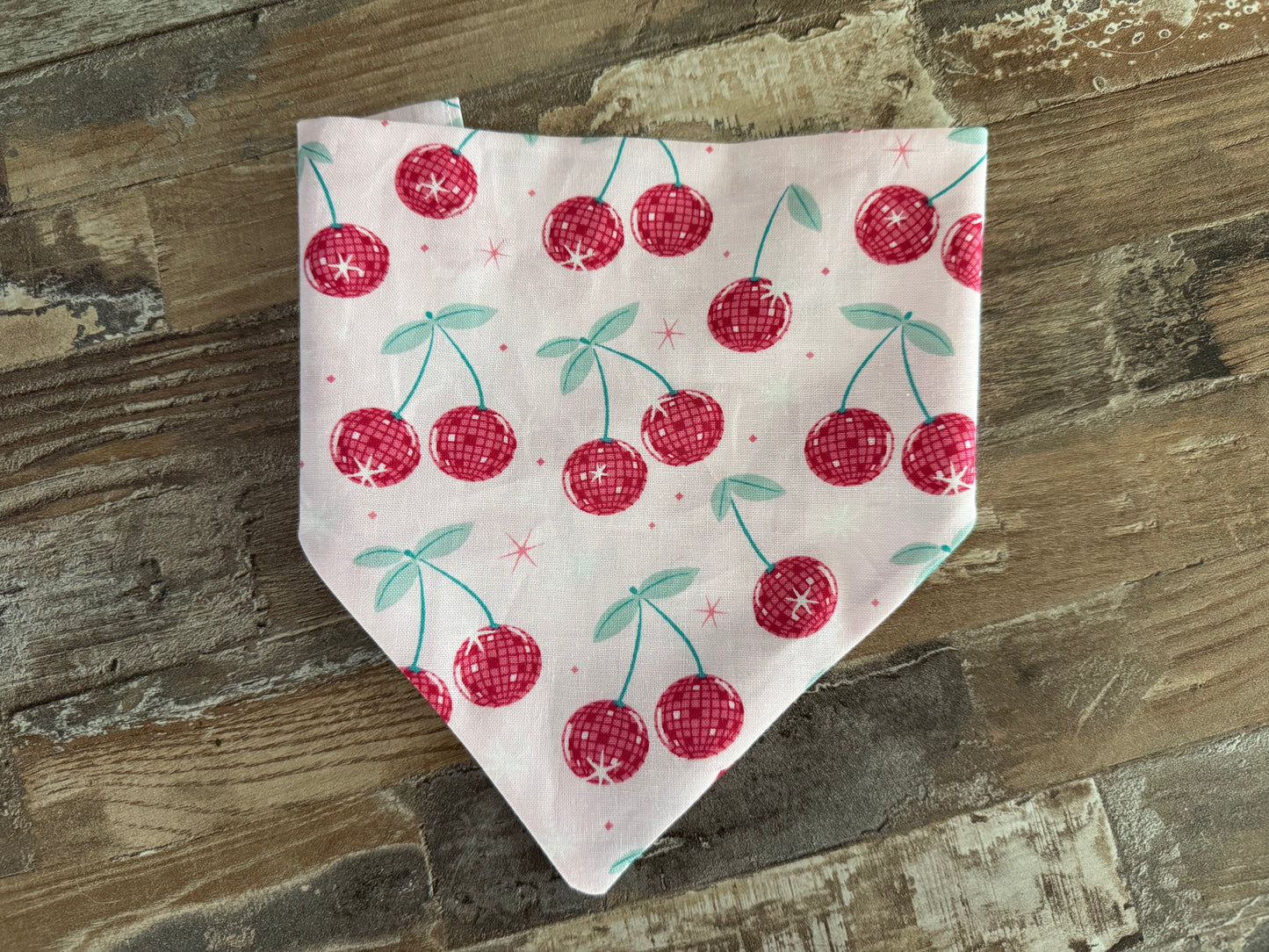 Cherry Boogie Dog Bandana