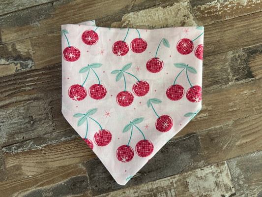 Cherry Boogie Dog Bandana