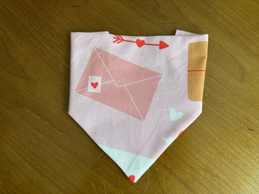 Love Letters Dog Bandana