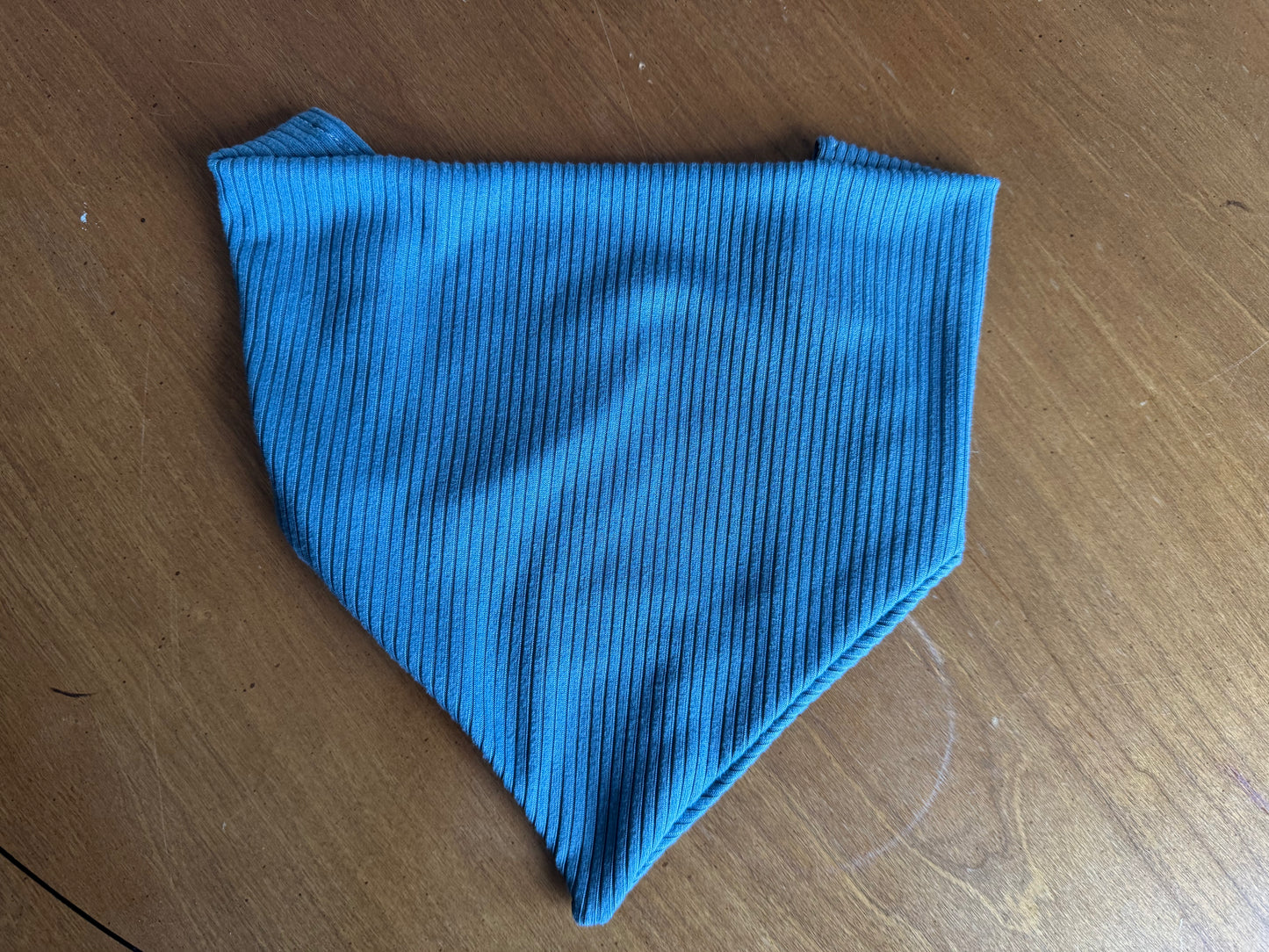 Dusty Sky Ribbed Dog Bandana