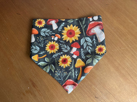Mushroom Meadow Dog Bandana