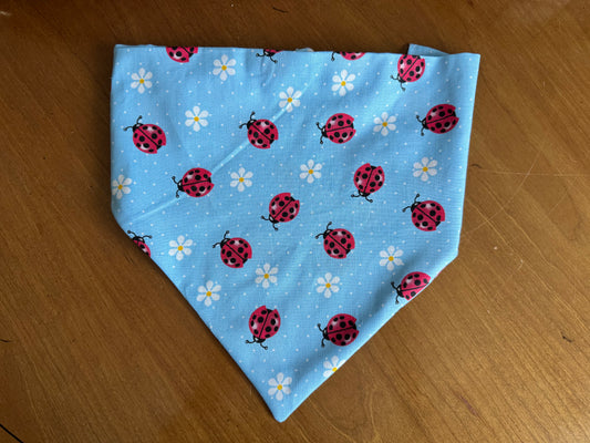 Ladybugs Dog Bandana - Scrunchie