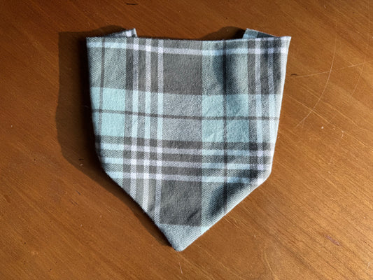 Mossy Meadows Flannel Dog Bandana
