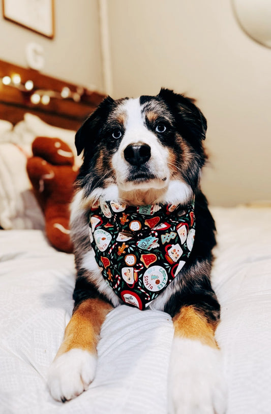 Cookies for Santa Dog Bandana