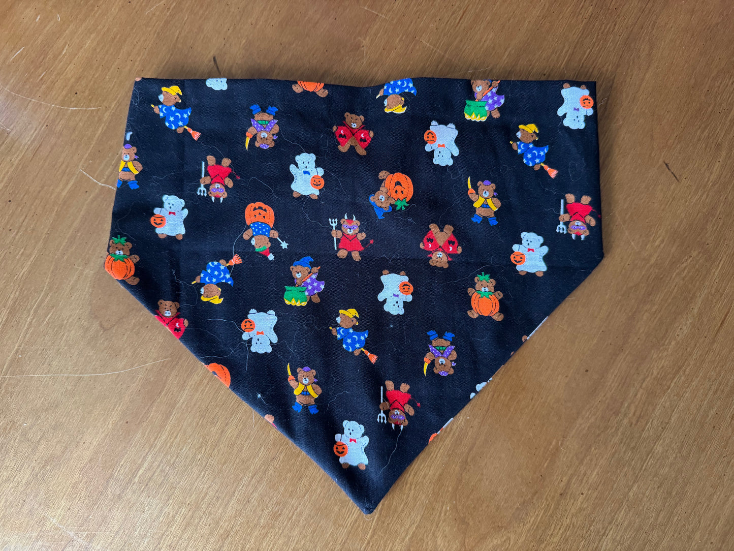 Halloween Bears Scrunchie Dog Bandana