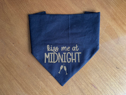 Kiss Me at Midnight Dog Bandana