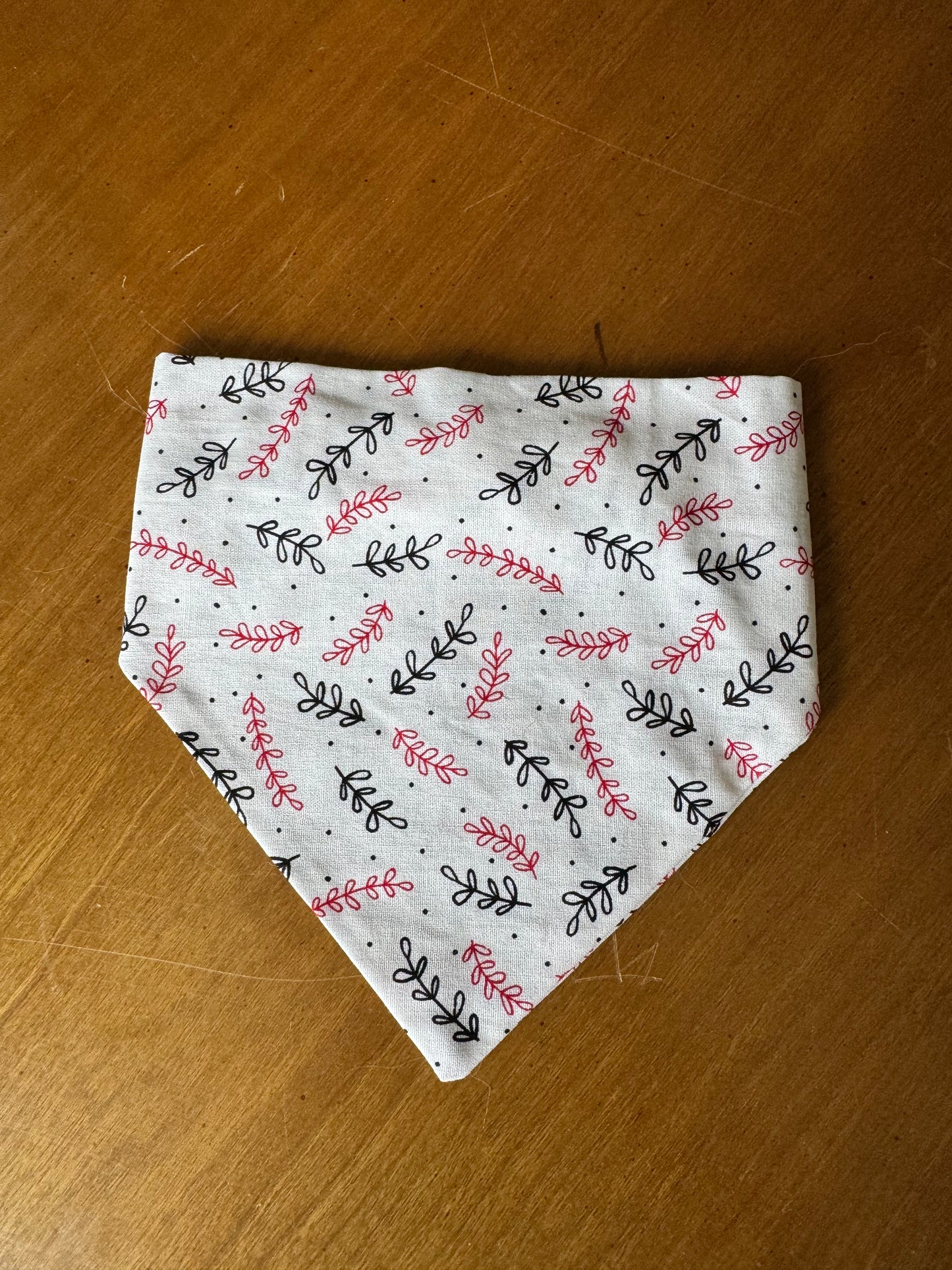 Red/Black Scrunchie Dog Bandana