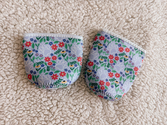 Paws + Florals Coffee Sleeve