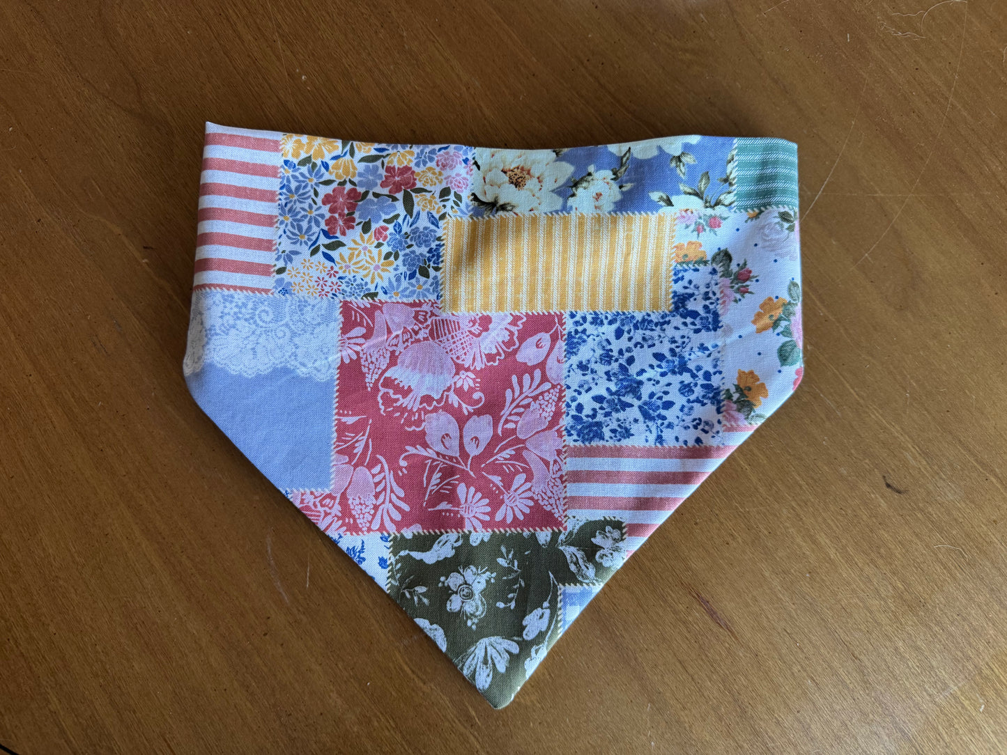 Cottage Bloom Patchwork Dog Bandana