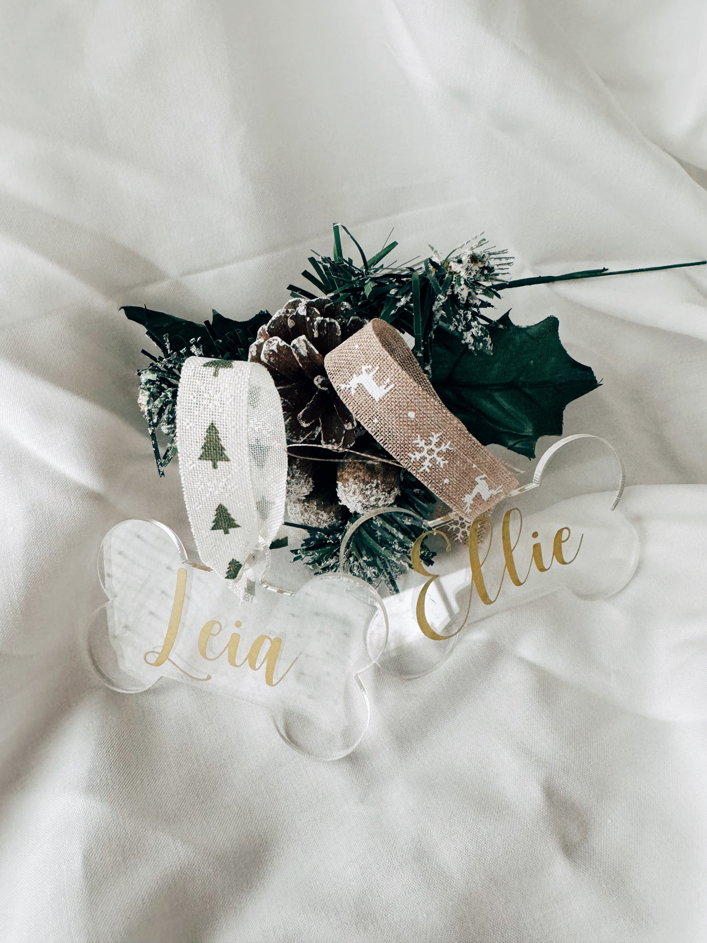 Personalized Dog Bone Ornaments