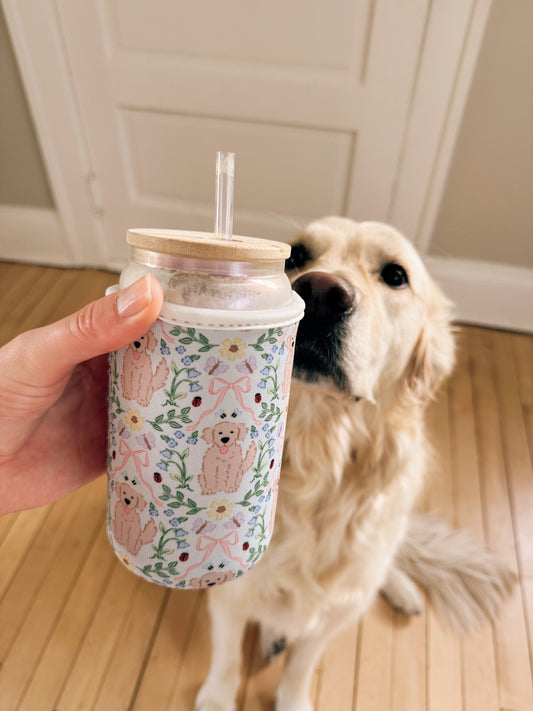Golden Retriever Coffee Sleeve