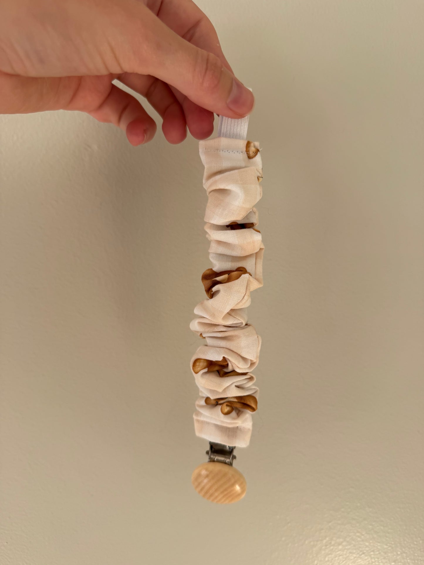 Scrunchie Pacifier Clip