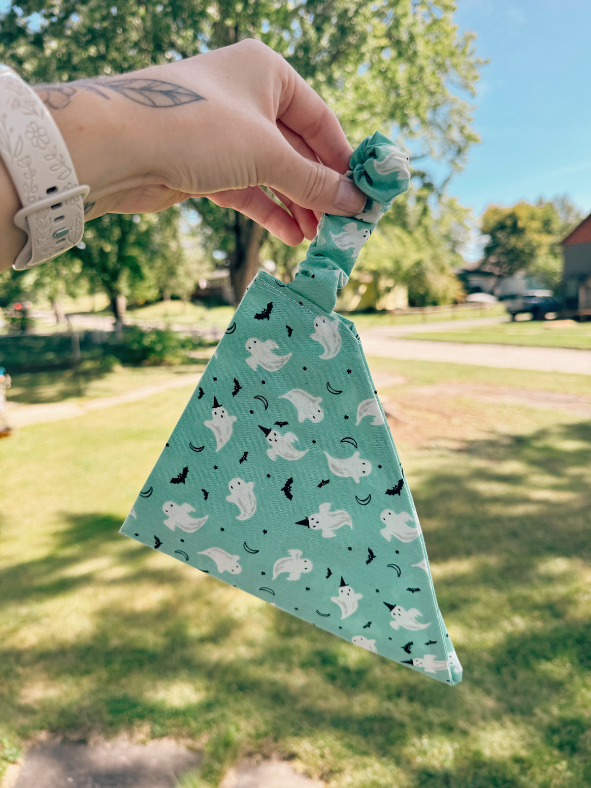 Ghostly Glow Dog Bandana