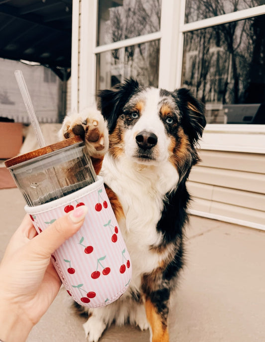 Cherry Coffee Sleeve