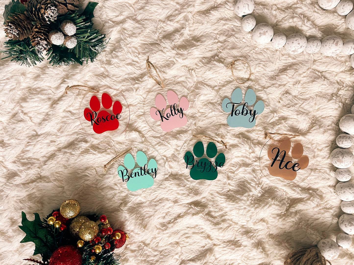 Personalized Dog Ornaments