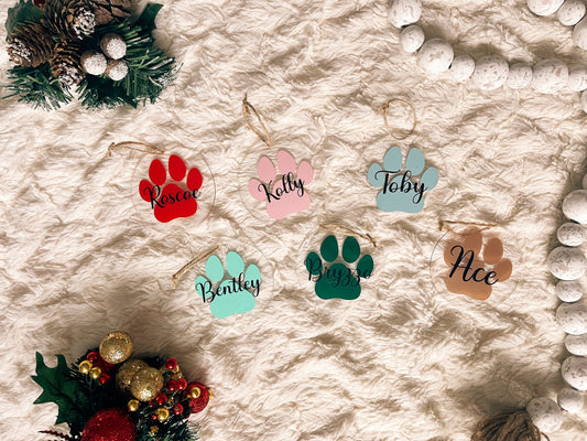 Personalized Dog Ornaments