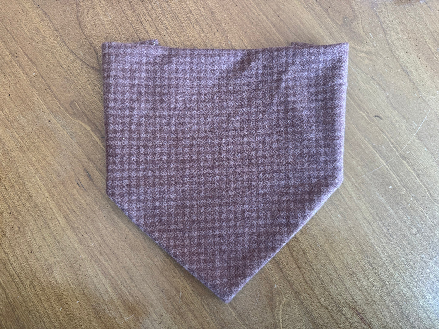 Merrywood Brown Flannel Dog Bandana