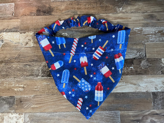 Patriotic Popsicles Dog Bandana