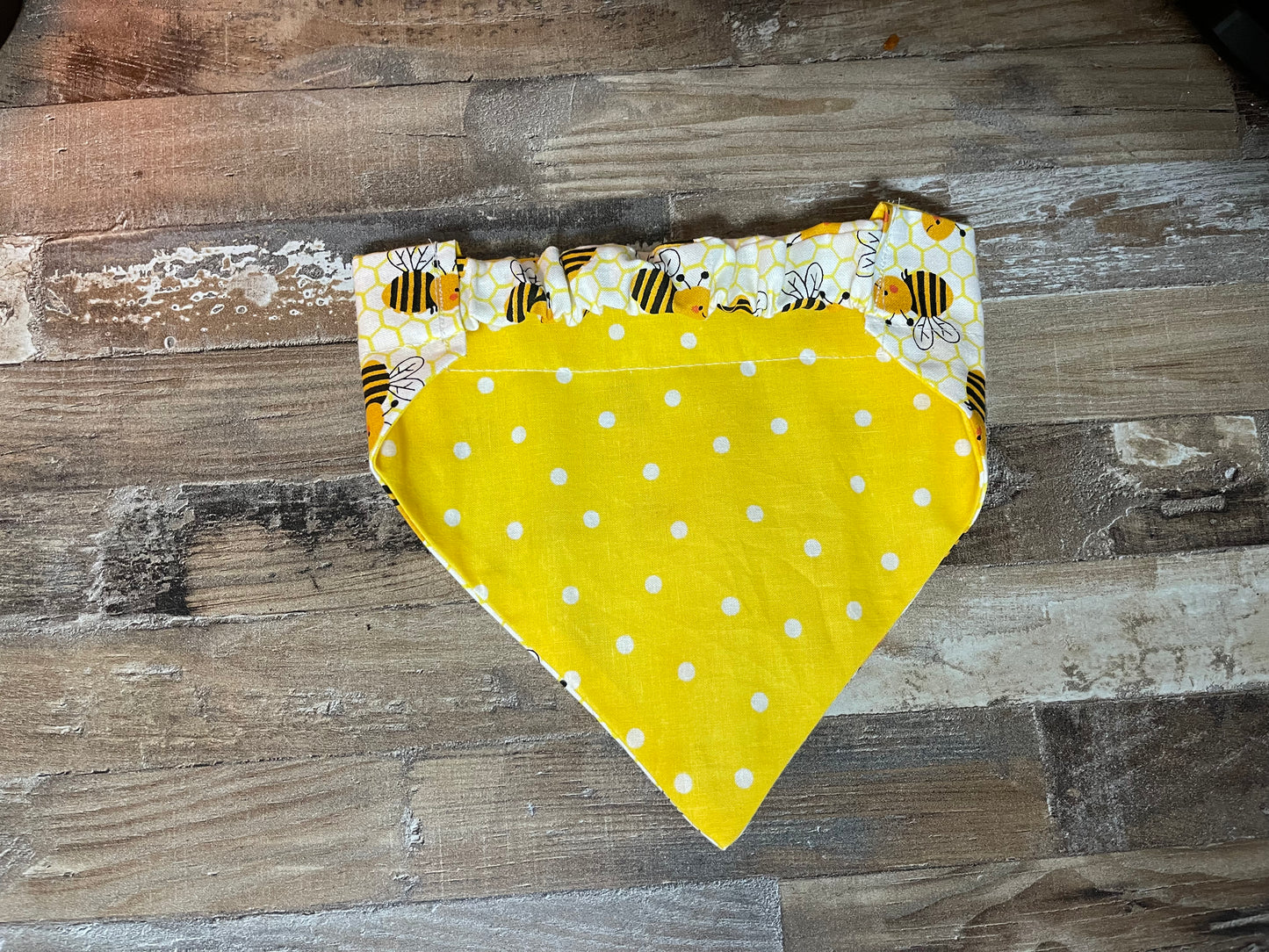 Bee Happy Reversible Dog Bandana