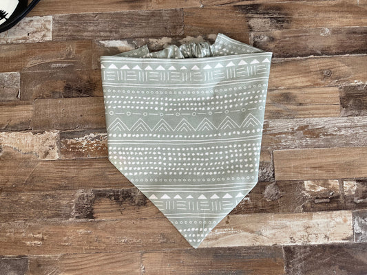 Boho Sage Dog Bandana