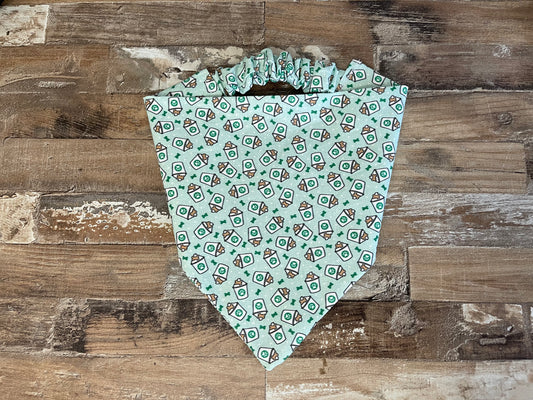 Puppuccino Scrunchie Dog Bandana