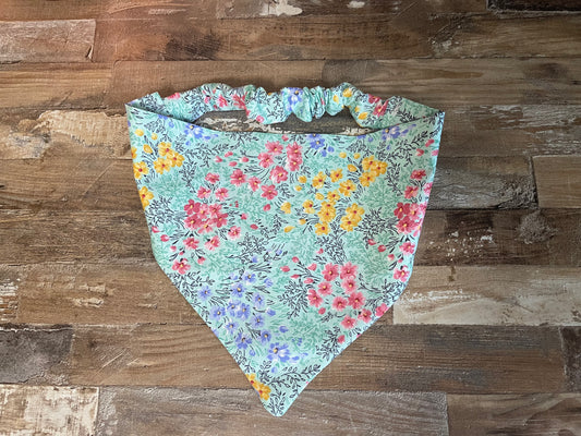 Pastel Floral Dog Bandana