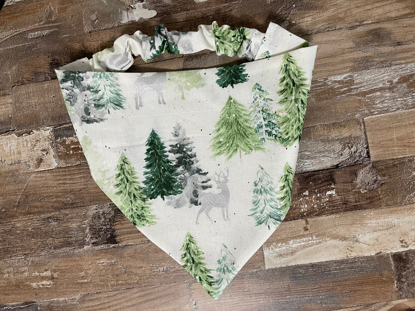 Winter Wonderland Scrunchie Dog Bandana
