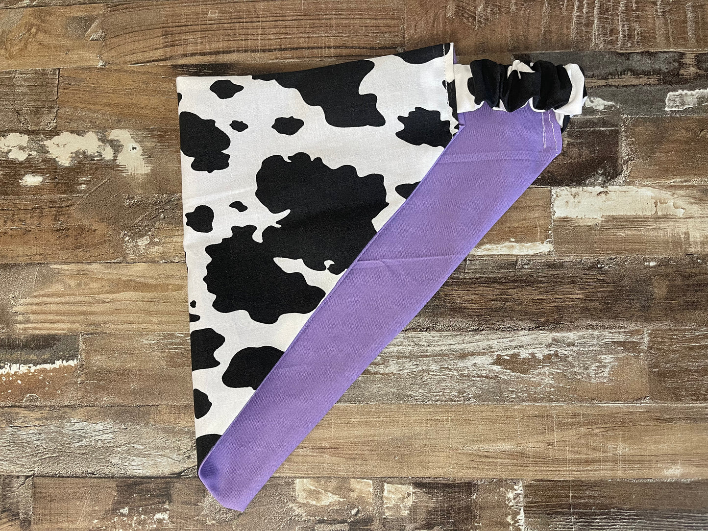 Cow Reversible Dog Bandana